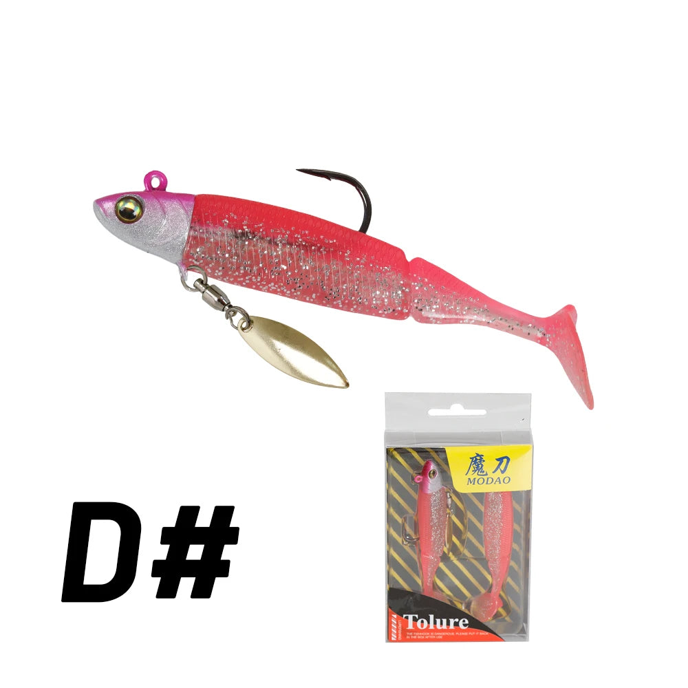Artificial Soft Bait with Jig Head