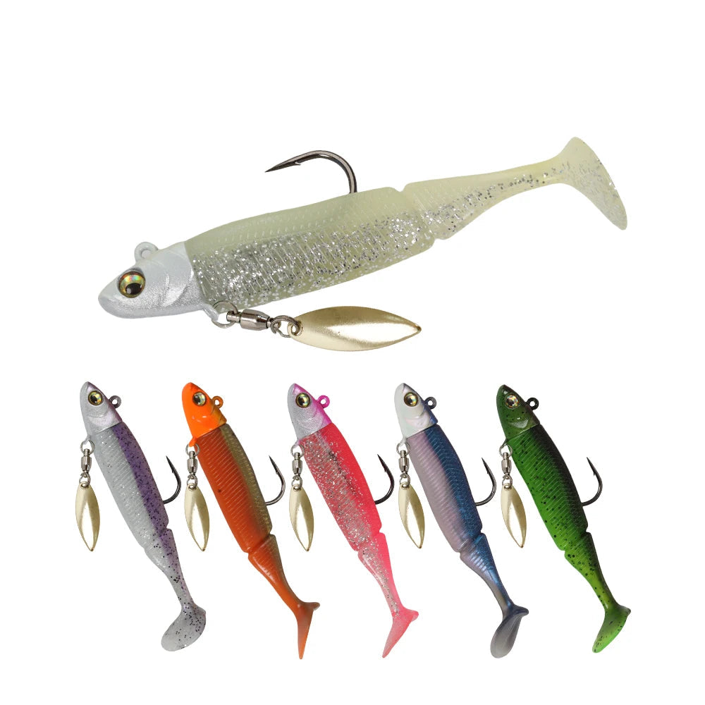 Artificial Soft Bait with Jig Head