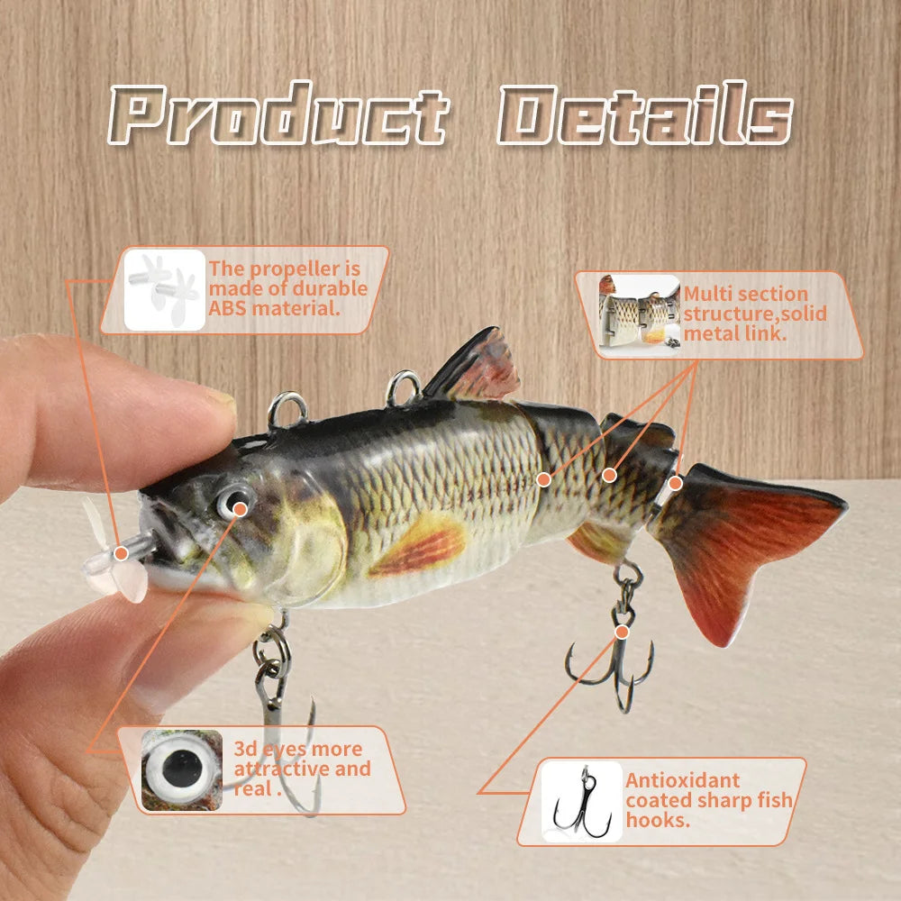 LED Lights Auto Swimming Lure