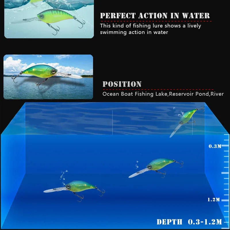 Floating Crankbait Fishing Lures