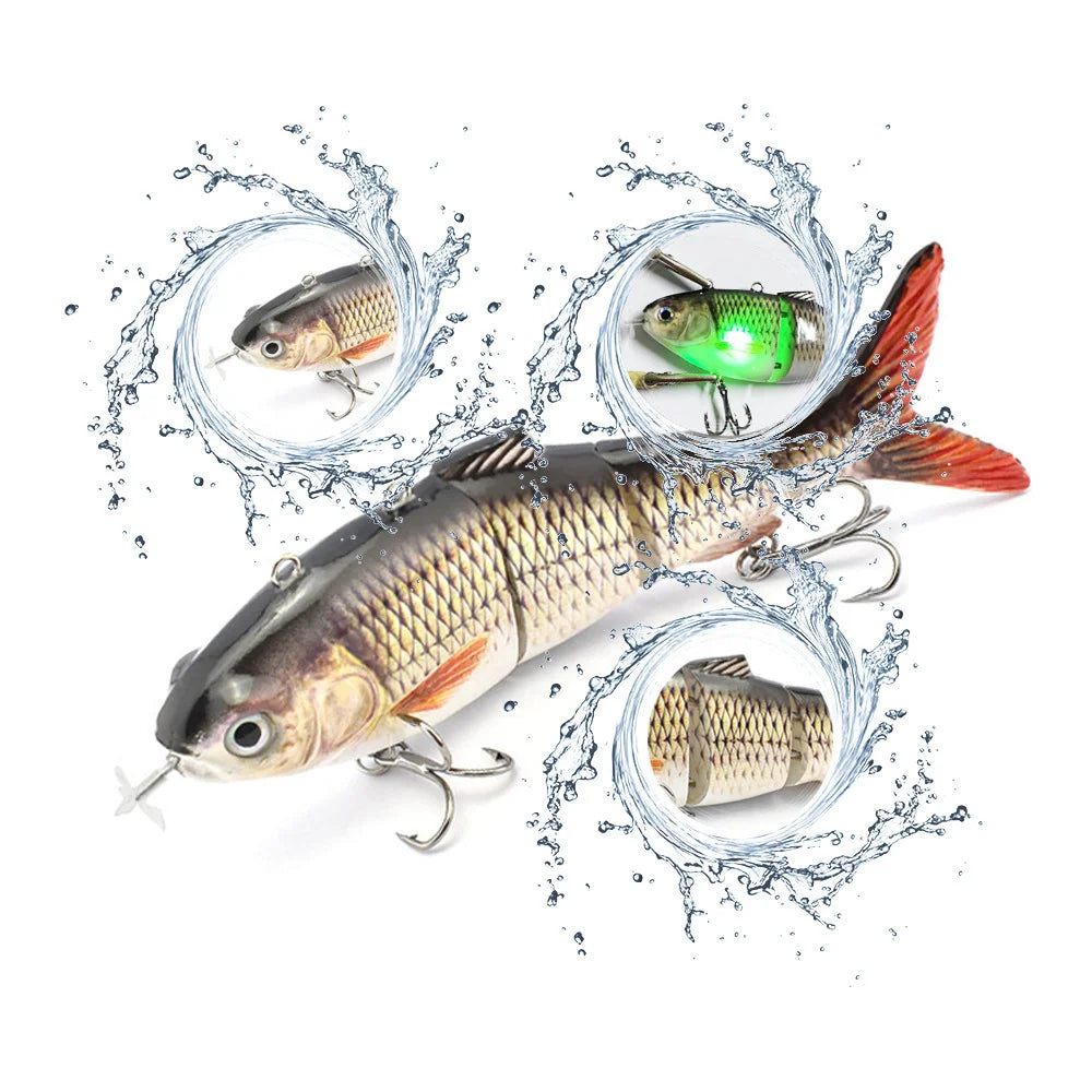 LED Lights Auto Swimming Lure
