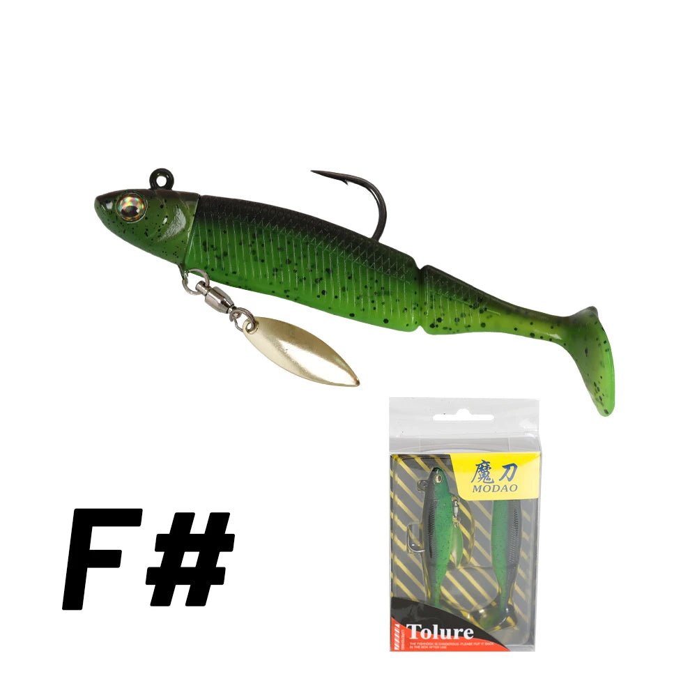Artificial Soft Bait with Jig Head