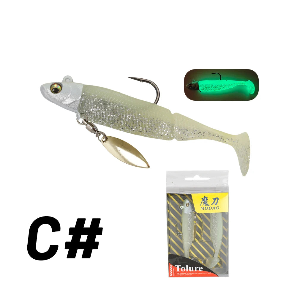 Artificial Soft Bait with Jig Head