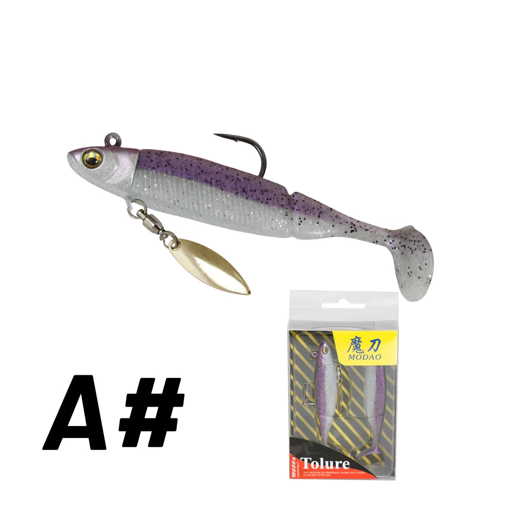 Artificial Soft Bait with Jig Head