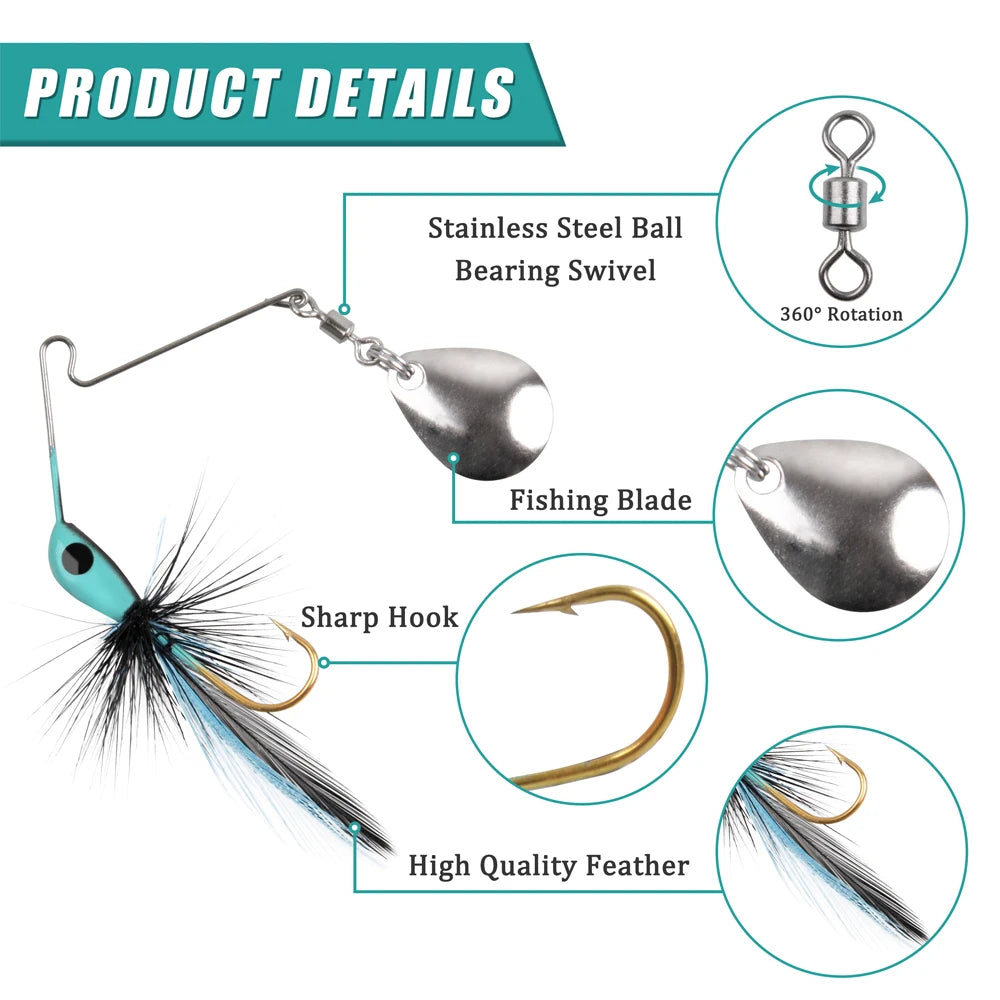 Spinnerbait Jig Head Hook