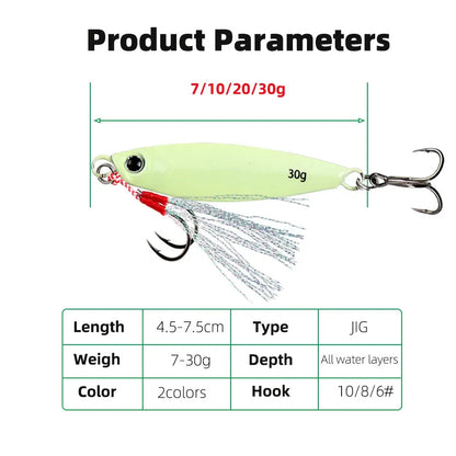 Luminous Fishing Jigging Hook