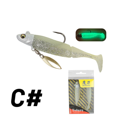 Artificial Soft Bait with Jig Head