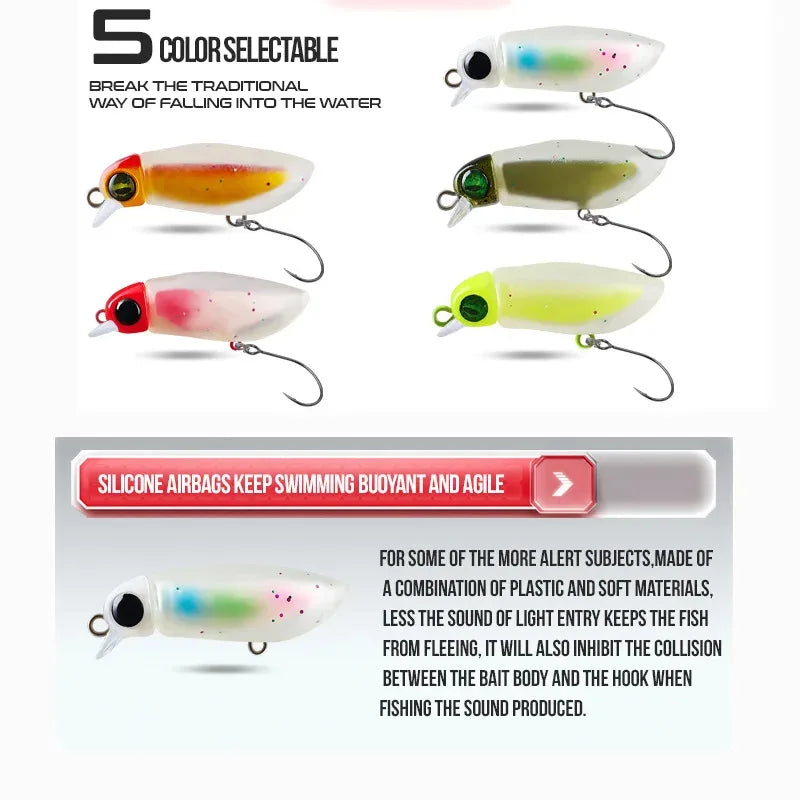 “Glow Gnat” Micro Trout Lure