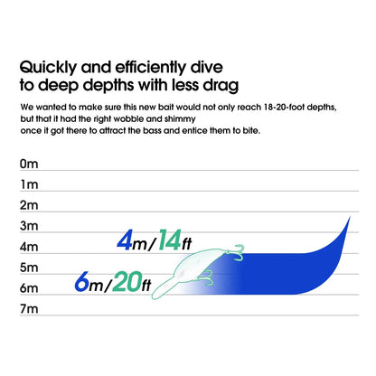 Deep Diving Crankbait Fishing Lure