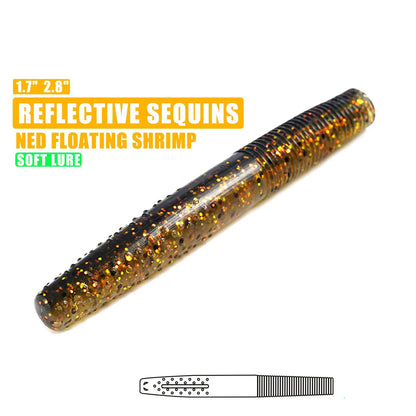 Floating Worms Bass Fishing Lure