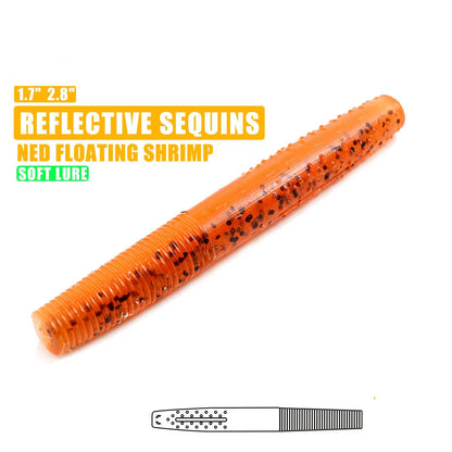 Floating Worms Bass Fishing Lure