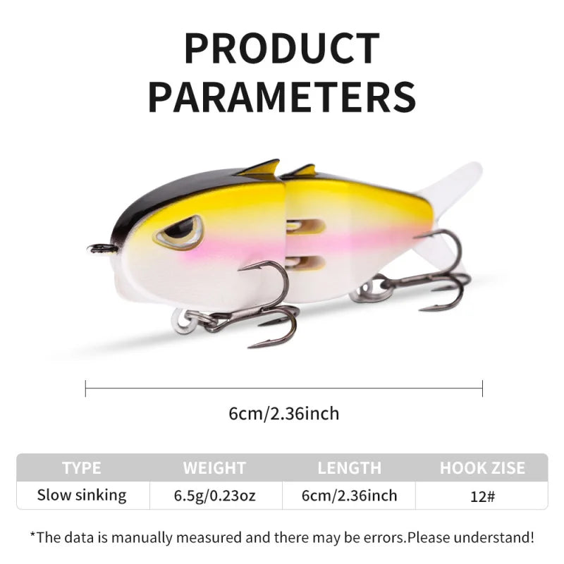Pencil Swimbait – 6cm Slow Sink