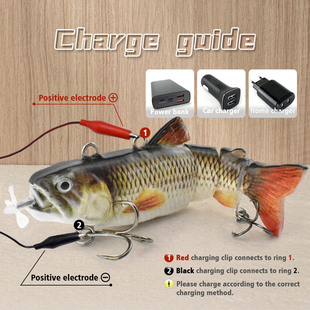 LED Lights Auto Swimming Lure