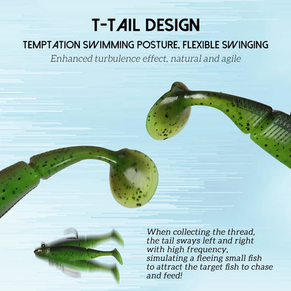 Artificial Soft Bait with Jig Head